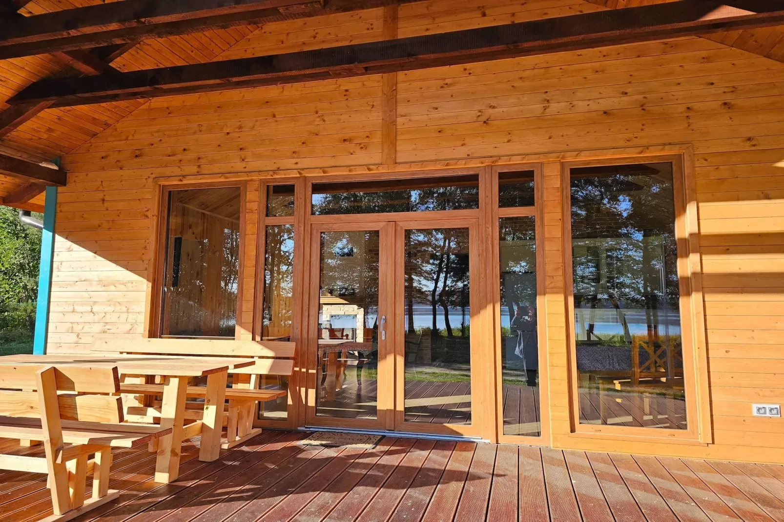 Domek wakacyjny NIEZAPOMINAJKA dla max 6 osób Grąbczyn-Terrasbalkon
