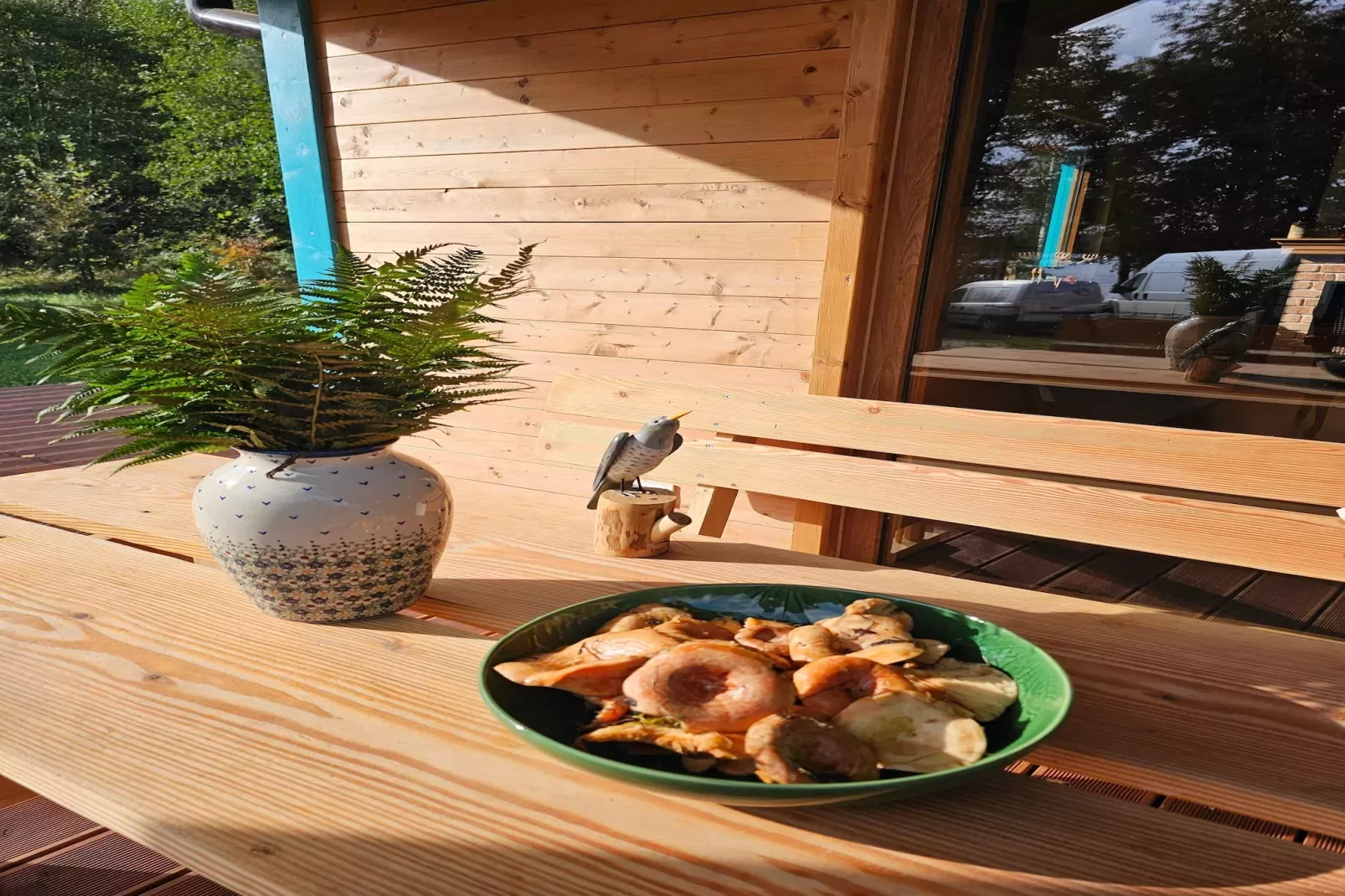 Domek wakacyjny NIEZAPOMINAJKA dla max 6 osób Grąbczyn-Terrasbalkon