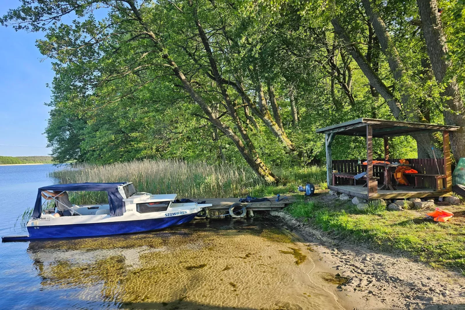 Domek wakacyjny NIEZAPOMINAJKA dla max 6 osób Grąbczyn-Gebieden zomer 1km