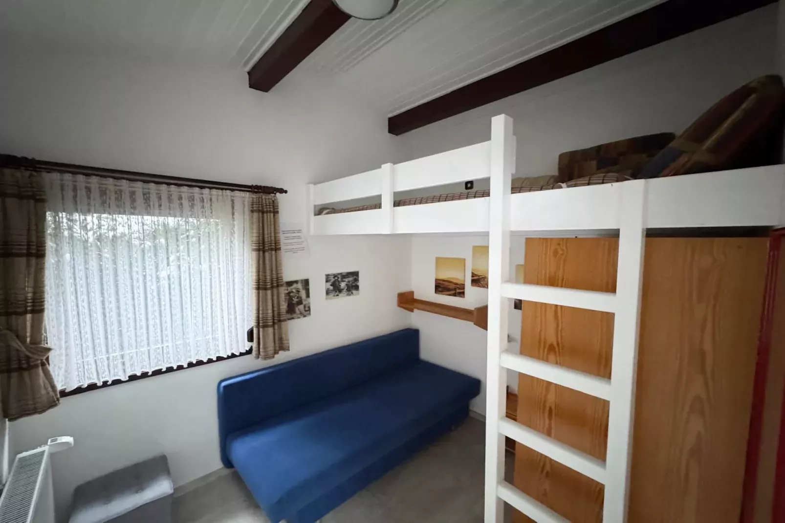 Vakantiehuis aan het Hennermeer met terras-Slaapkamer