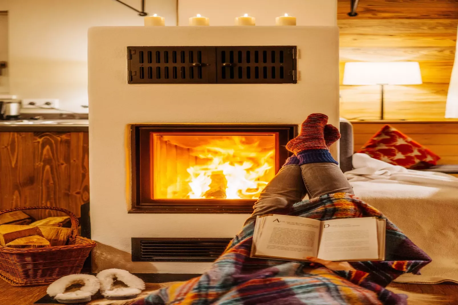 FH PremiumLodge Plus-5 Personen-Woonkamer