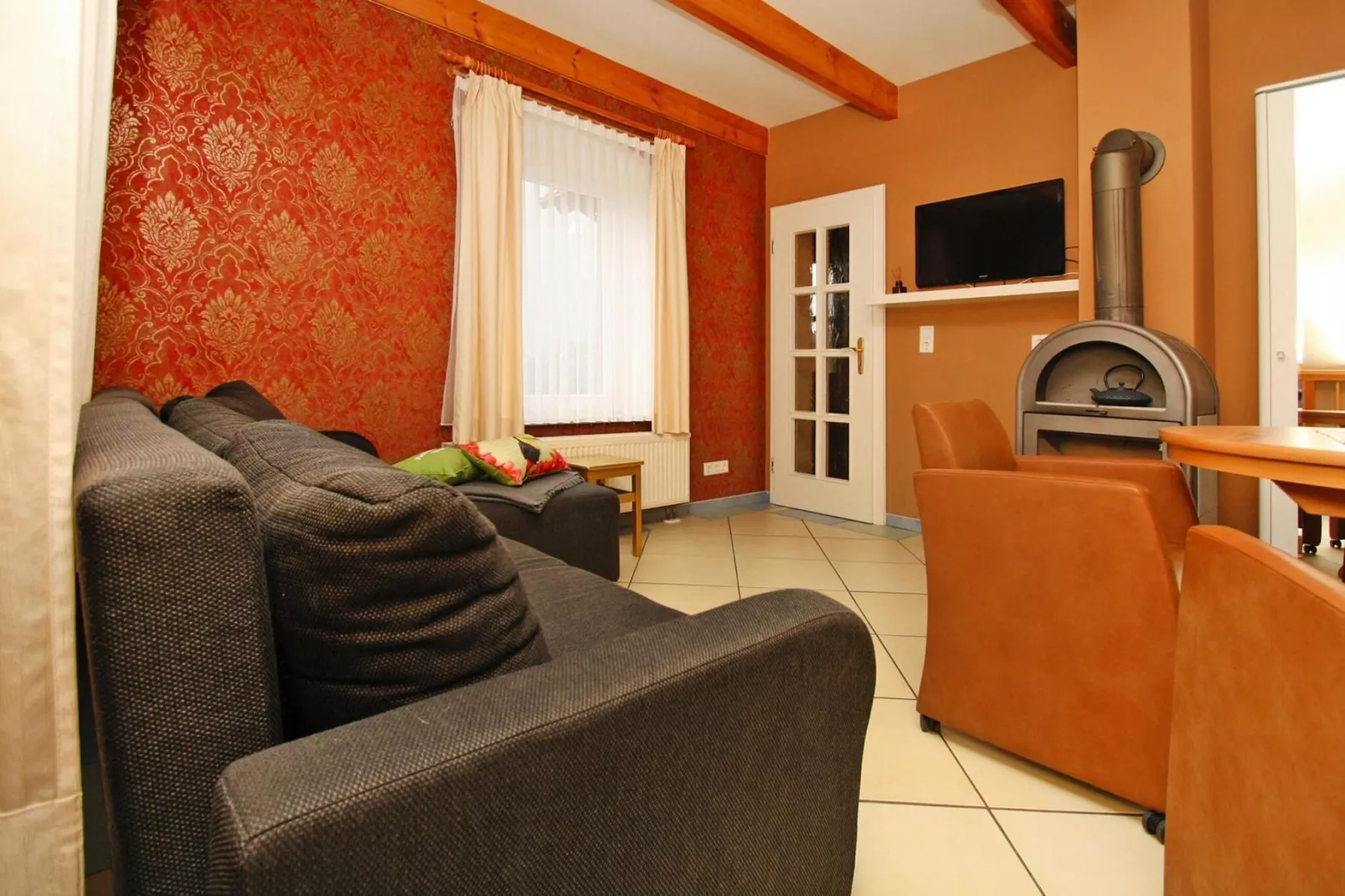Ferienhaus 65 qm-Woonkamer