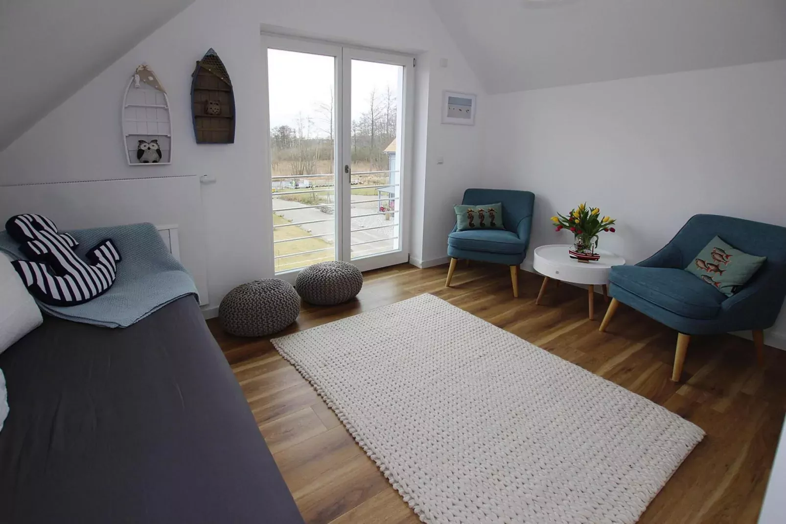 Fewo Seeblick 95 qm-Woonkamer