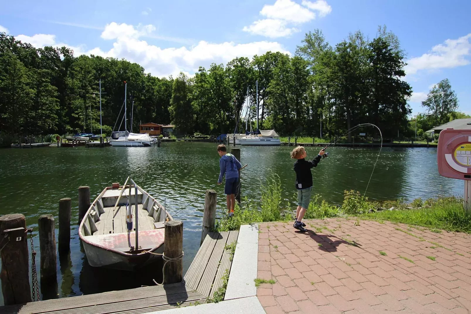 Fewo Seeblick 95 qm-Uitzicht zomer
