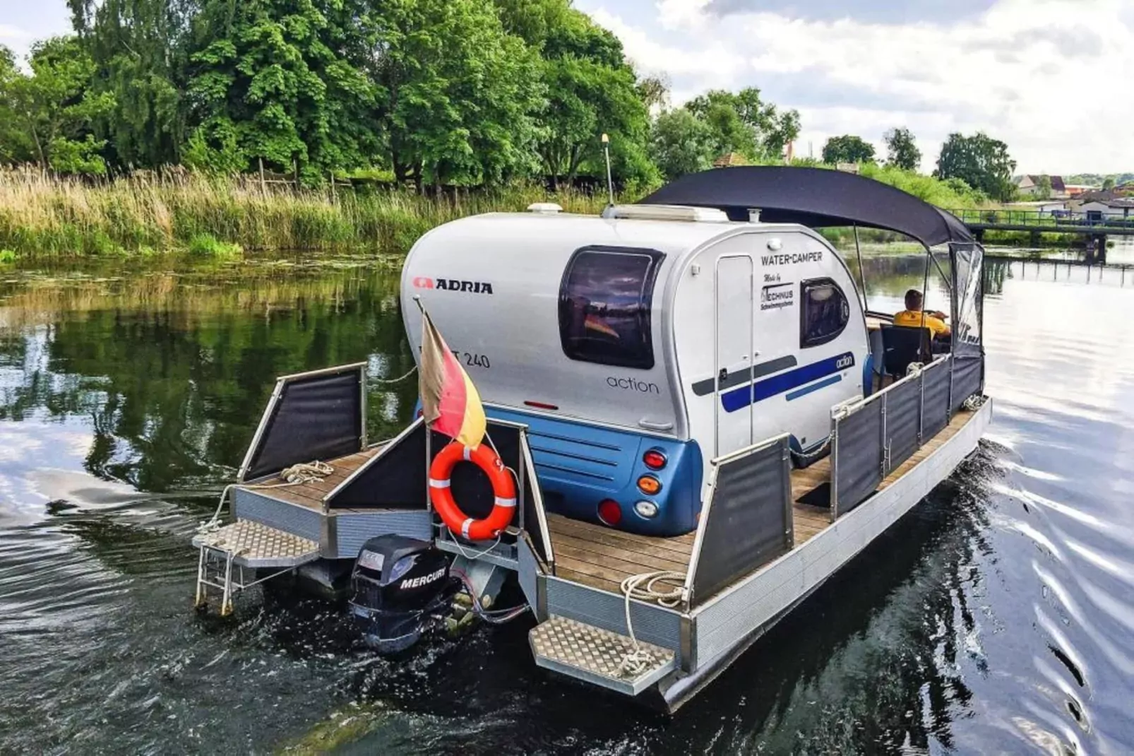 Watercamper deluxe-Gebieden zomer 1km