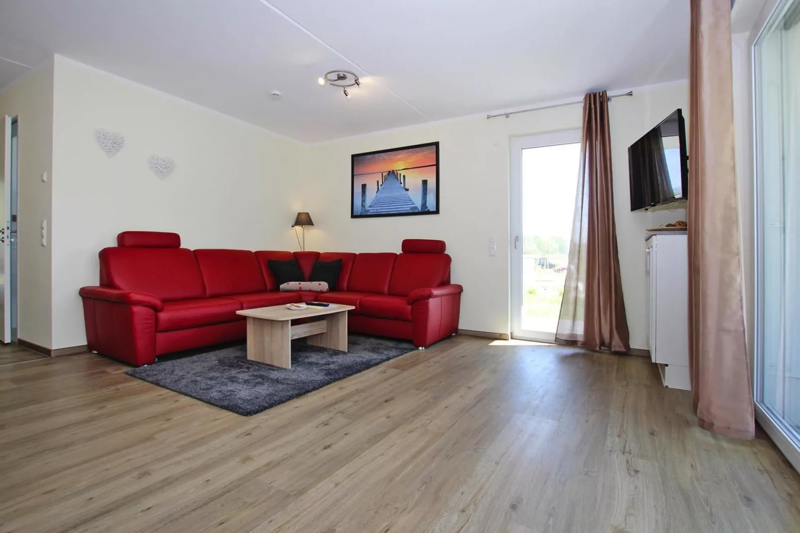 Appartement Hafenflair / Haus 1 EG-Wohnung 1 1-2 Pers-Woonkamer