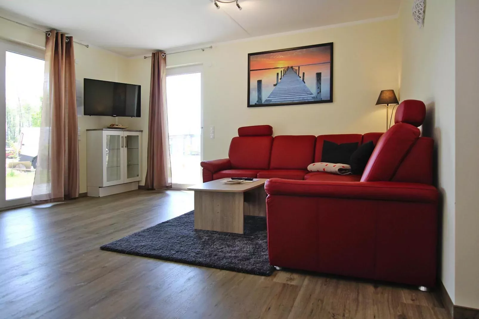 Appartement Hafenflair / Haus 1 EG-Wohnung 1 1-2 Pers-Woonkamer