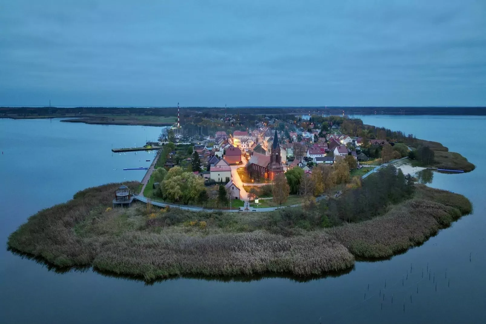 Holiday home Nowe Warpno Chick-Waterzicht
