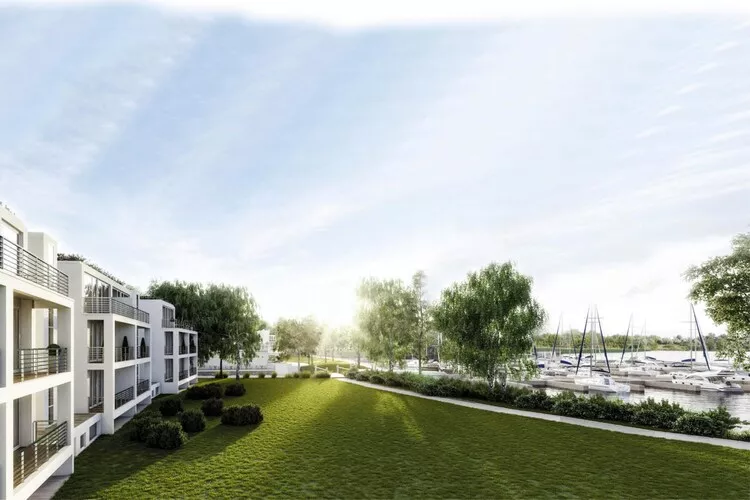 Apartments im MAREMÜRITZ Yachthafen Resort & Spa / Anker Penthouse Suite 3 Personen-Buitenkant zomer