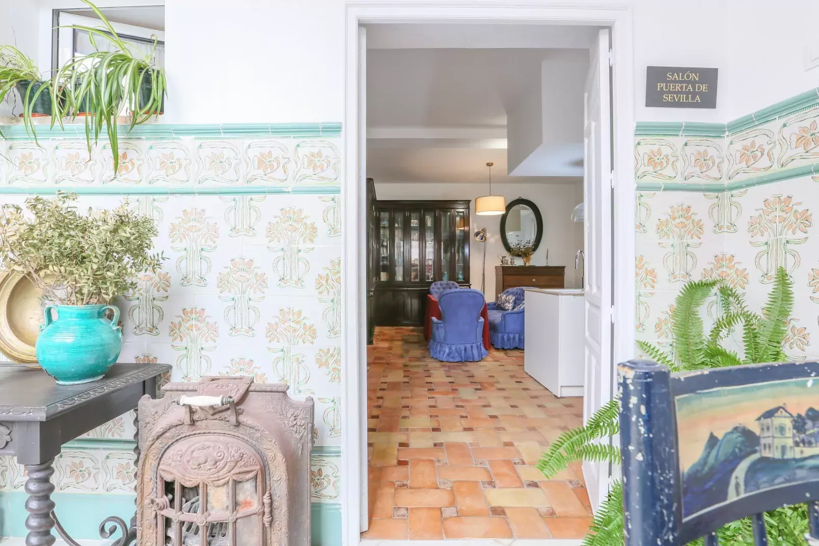 Posada De La Casa Del Pintor Hab. Malaga-Buitenkant zomer