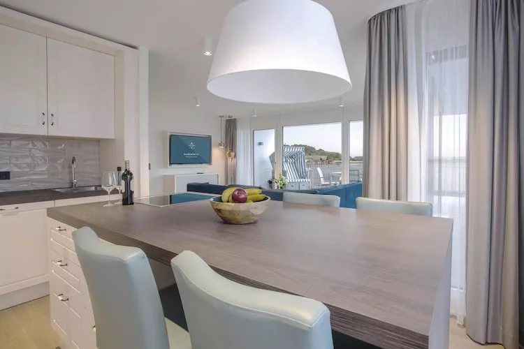 Apartments im MAREMÜRITZ Yachthafen Resort & Spa / Anker Penthouse Suite 2 Personen und 2 Kinder 3-15 Jahre-Keuken