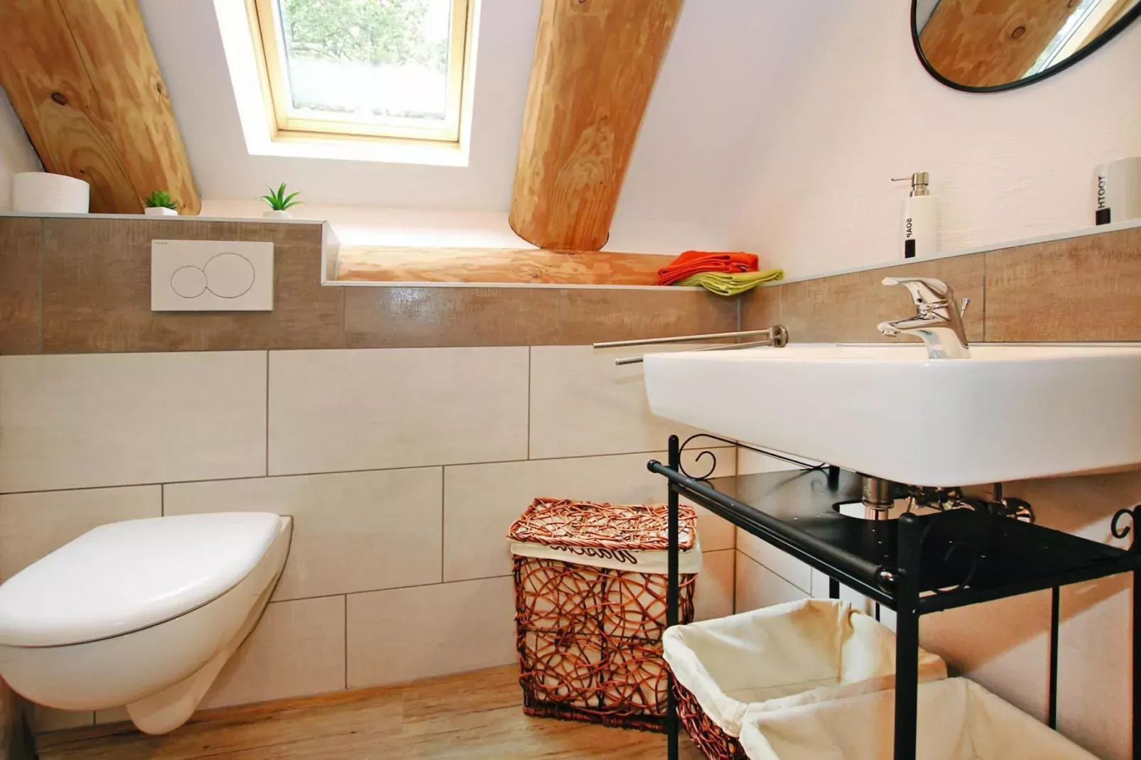 Ferienhaus Waldblick 85 qm-Badkamer
