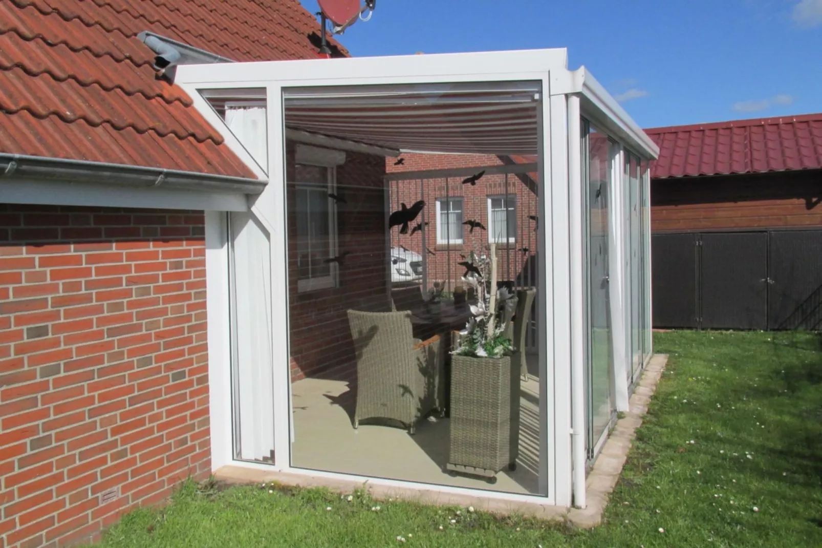 Ferienhaus Wattperlchen-Buitenkant zomer