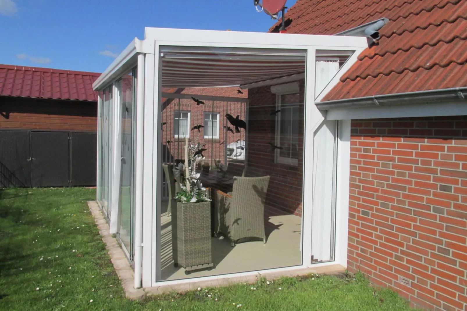 Ferienhaus Wattperlchen-Buitenkant zomer