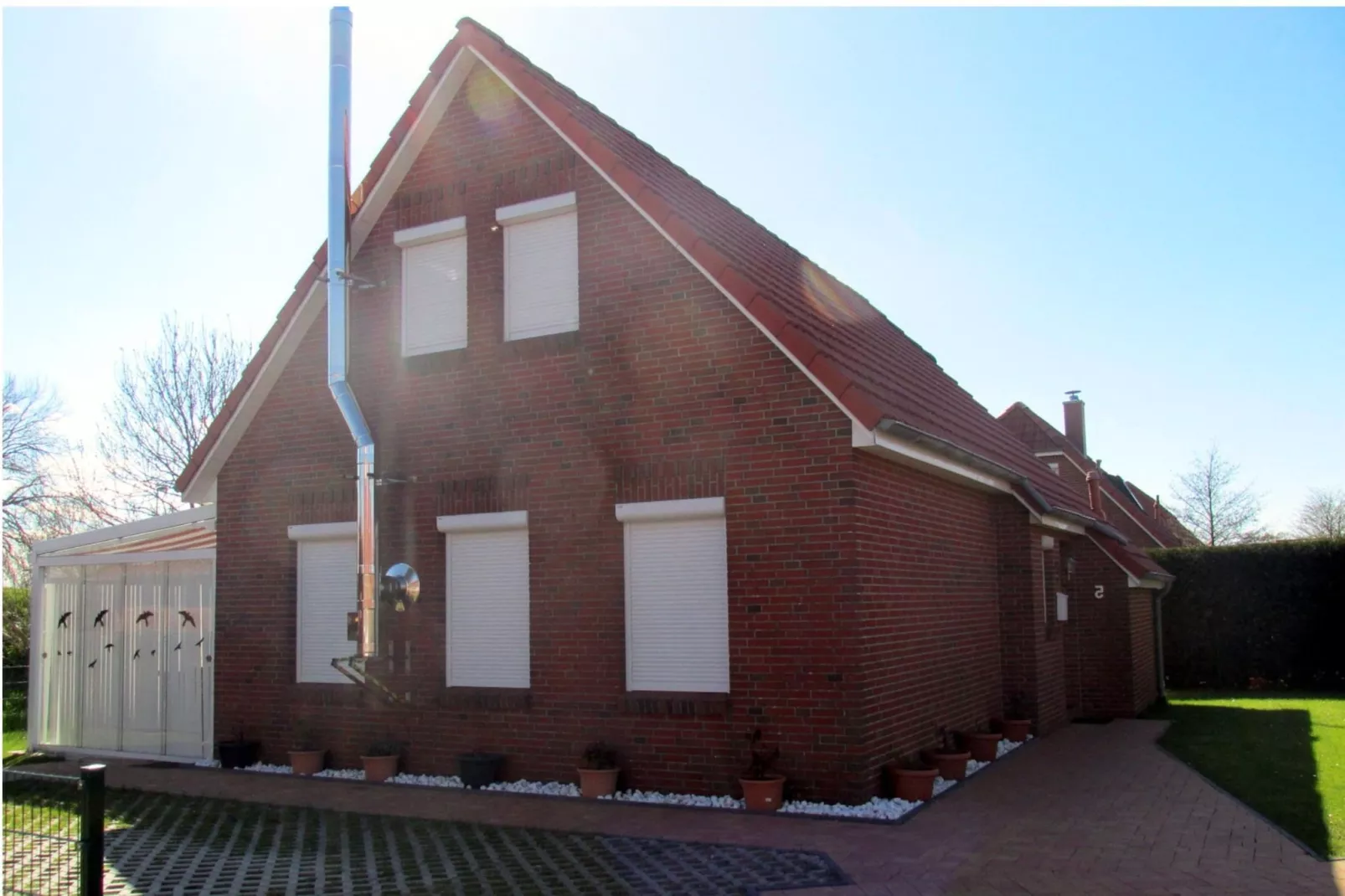 Ferienhaus Wattperlchen-Buitenkant zomer