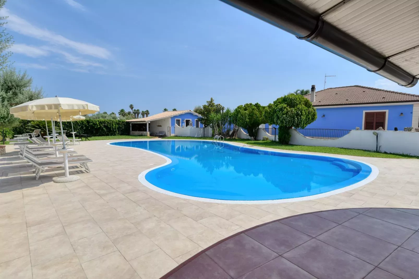 Villa Parisi mit Privatpool Siracusa-Zwembad