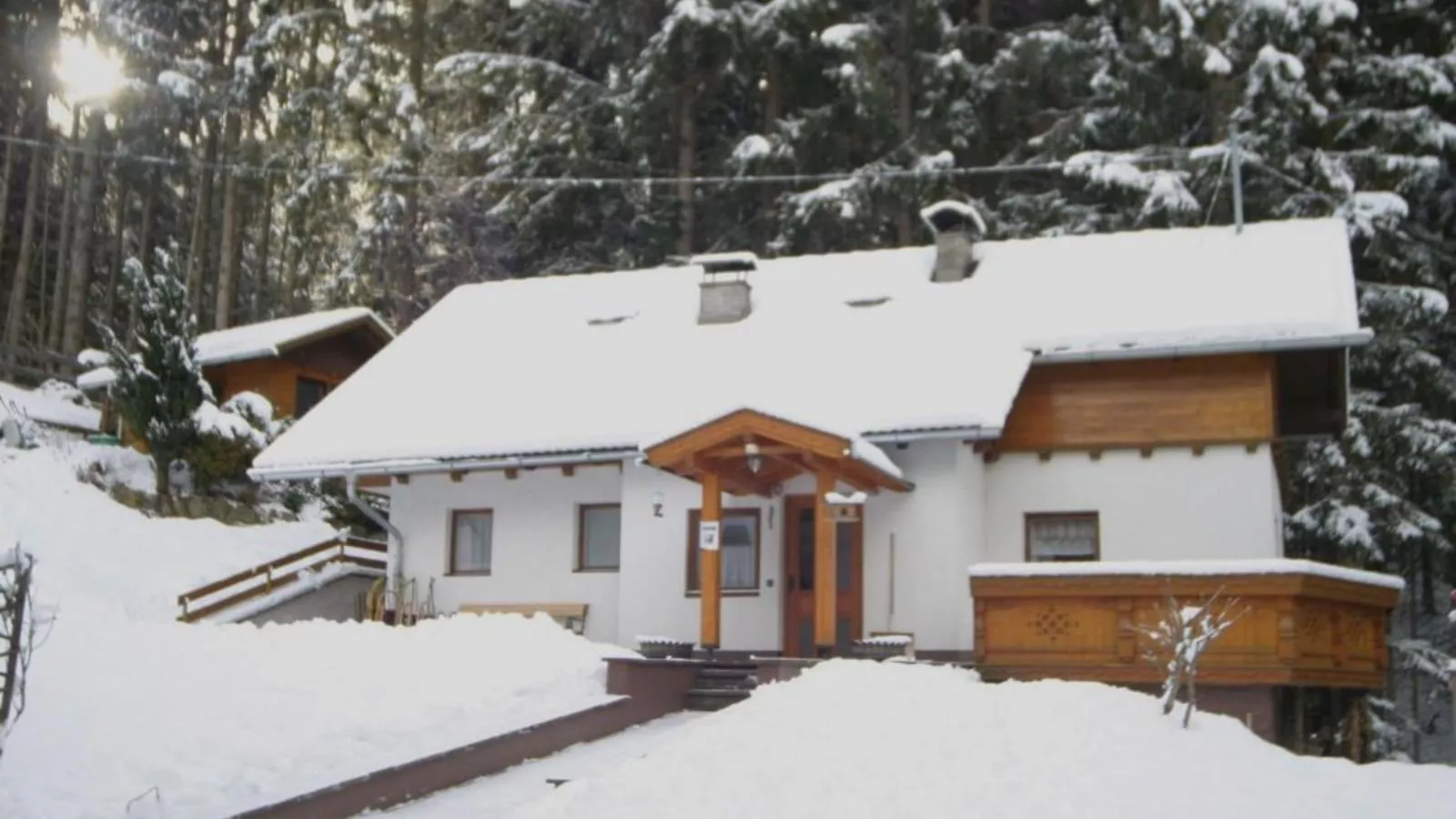 Landhaus Rangersdorf-Exterieur winter