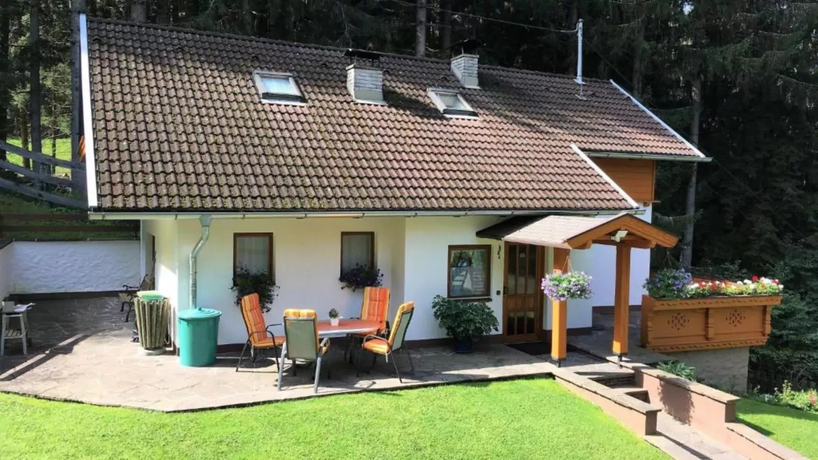 Landhaus Rangersdorf-Buitenkant zomer