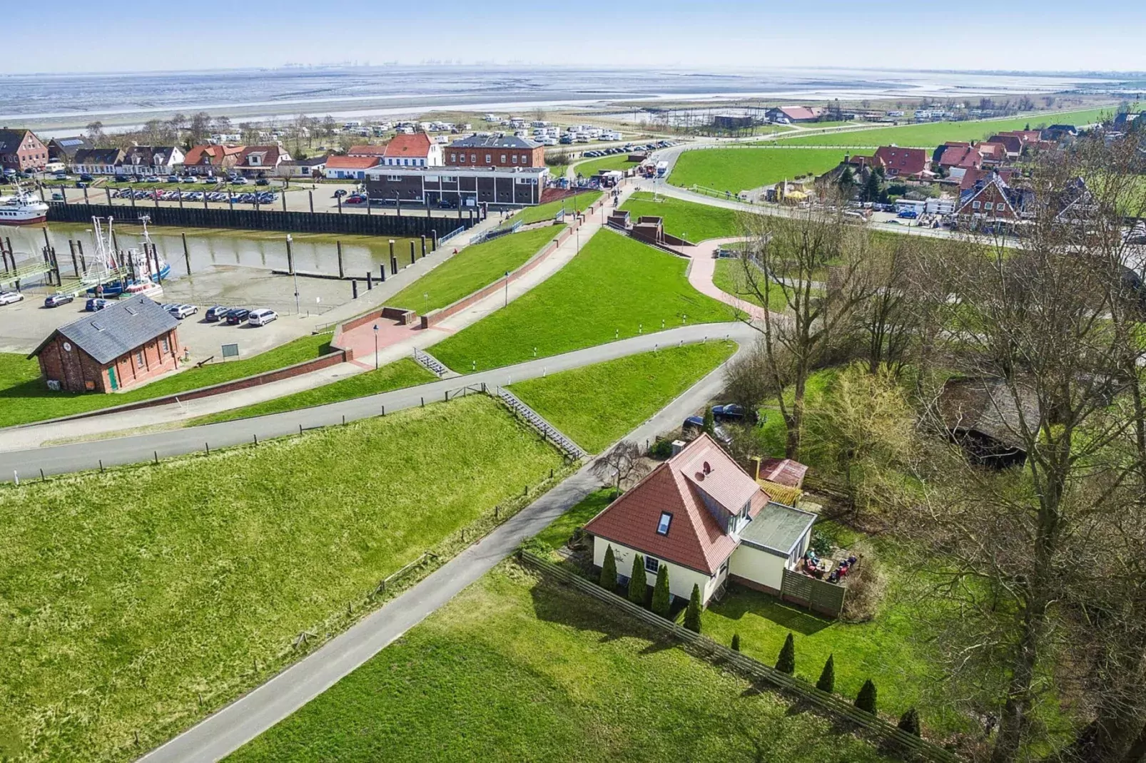 Krabbenfischerhaus Fedderwardersiel-Gebieden zomer 5km