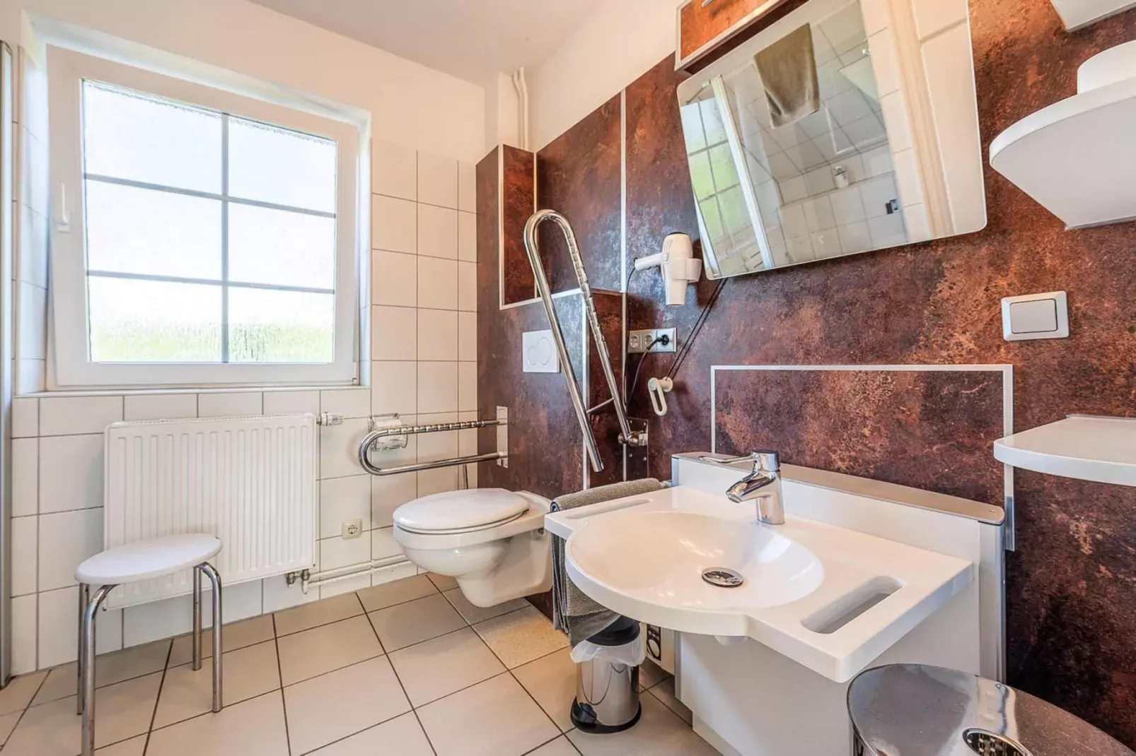 Komfort-Fewo OG 58 qm-Badkamer