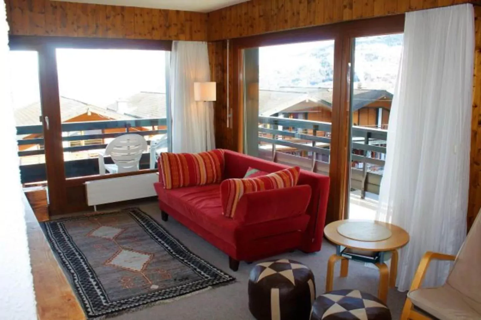 Balcons du Soleil Y3 322 -QUIET apartment 4 pers-Woonkamer