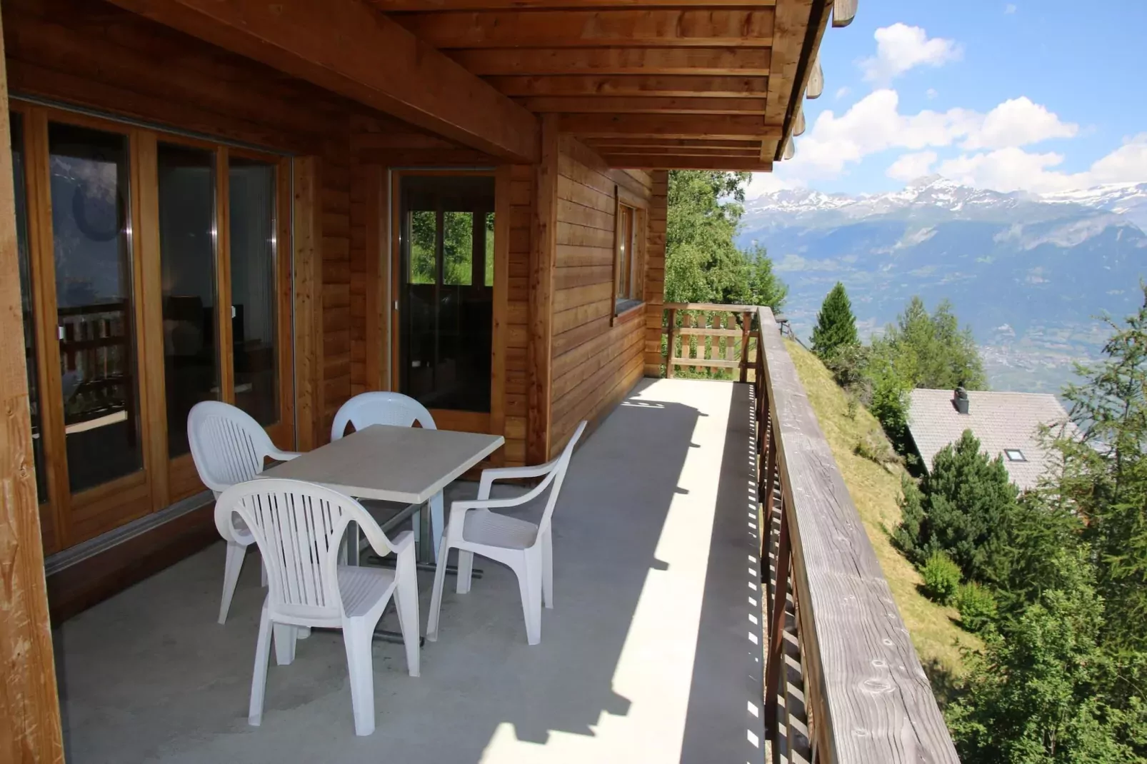 Tschoueilles 009 MOUNTAIN & VIEW - chalet 12 pers-Terrasbalkon