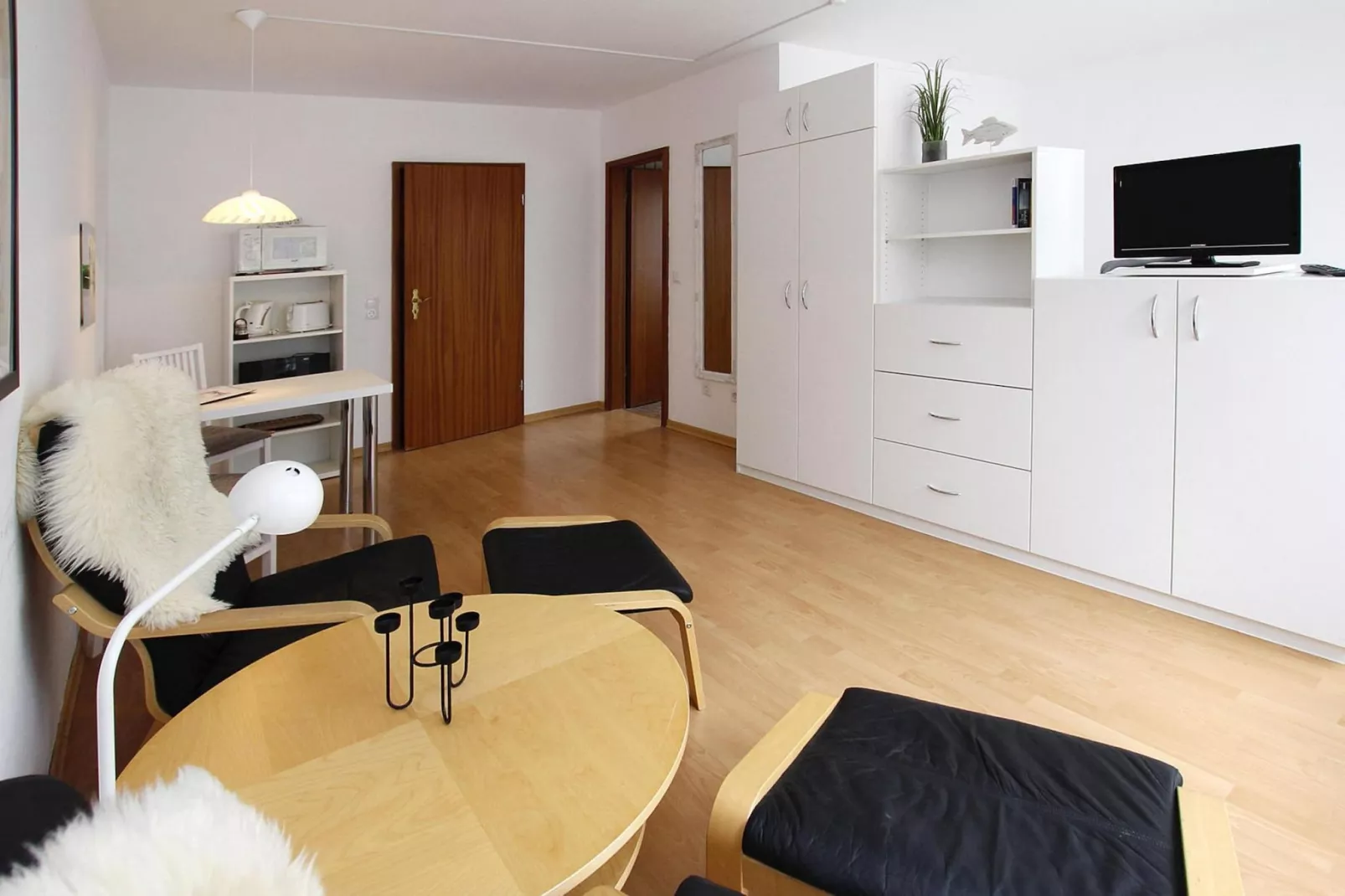 Apartementhaus Ursula Wohnung 14 - Westerland-Woonkamer