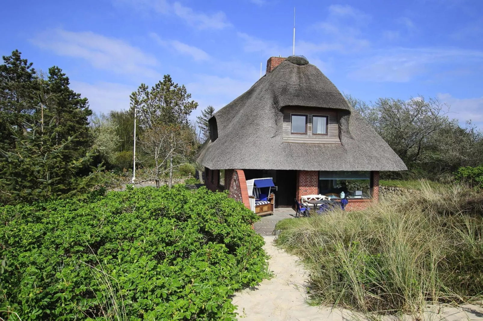 Ferienhaus am WATT List auf Sylt-Buitenkant zomer