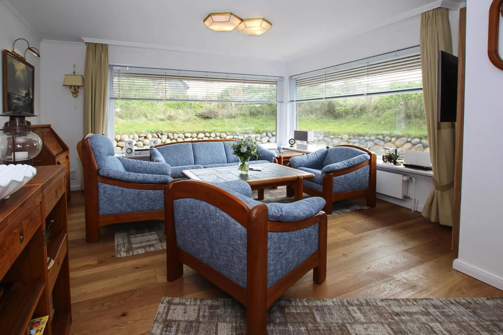 Ferienhaus am WATT List auf Sylt-Woonkamer