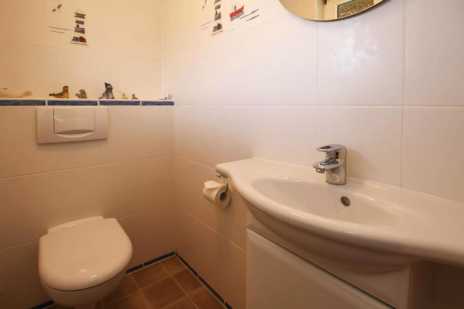 Ferienhaus am WATT List auf Sylt-Badkamer