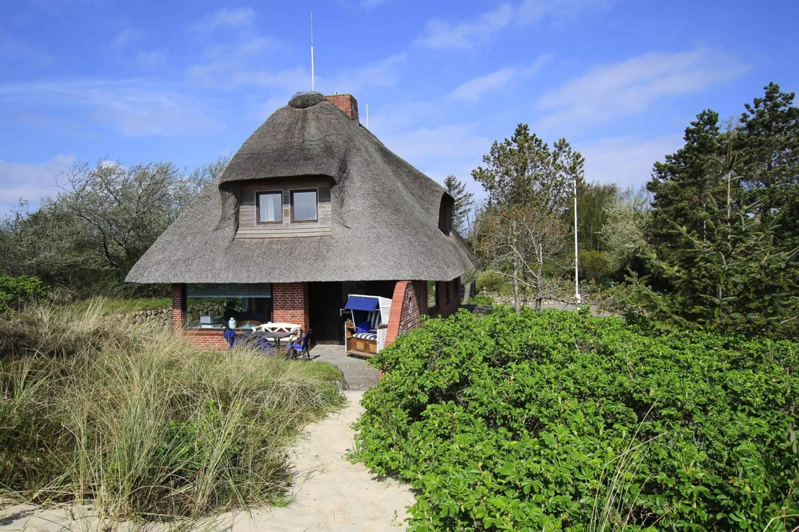 Ferienhaus am WATT List auf Sylt-Buitenkant zomer