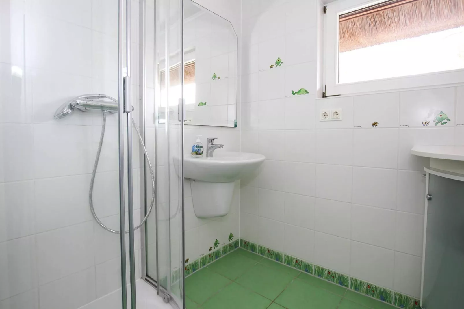 Ferienhaus am WATT List auf Sylt-Badkamer