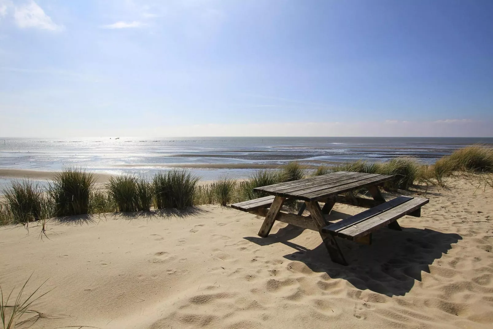 Ferienhaus am WATT List auf Sylt-Gebieden zomer 1km
