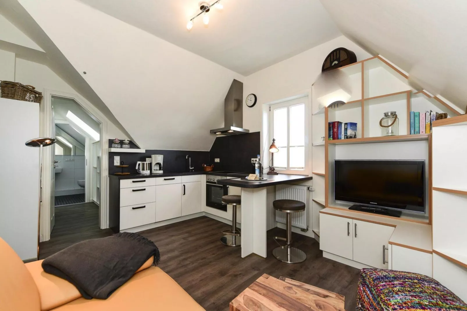 Apartment Wyk auf Föhr2-Raum-AppNr 5 Sönnen-Woonkamer