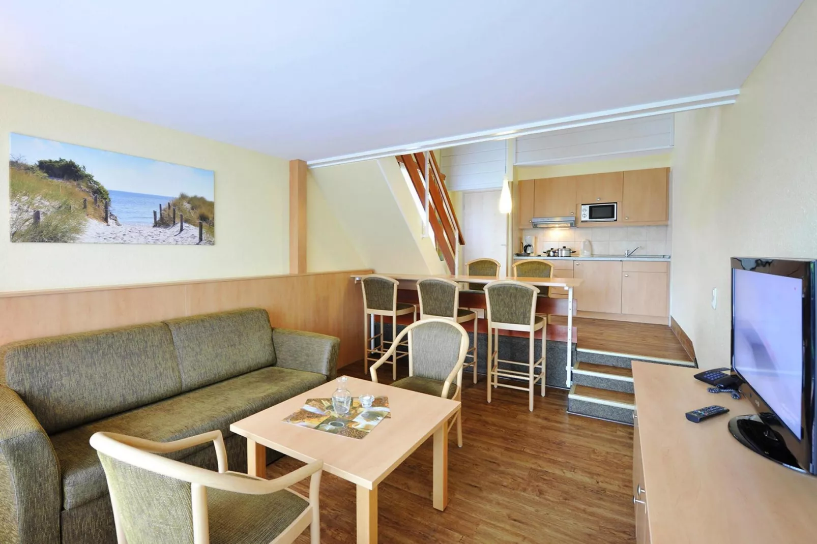 Weissenhäuser Strand / DHH 44 qm 5 Pers-Woonkamer