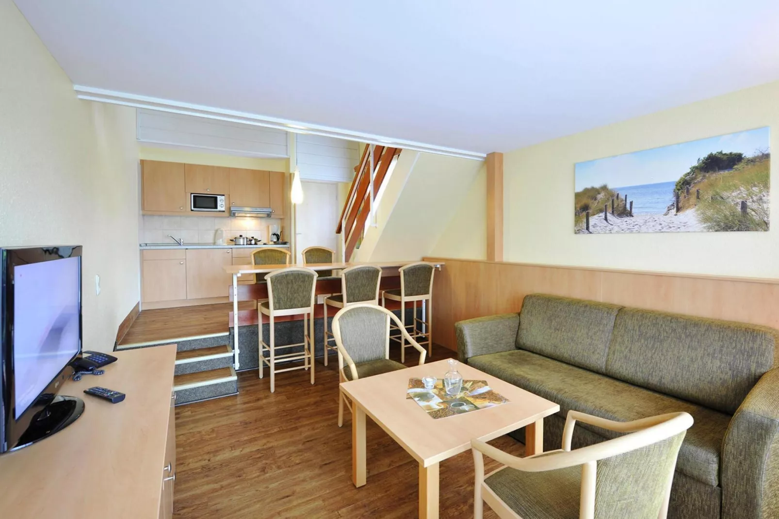 Weissenhäuser Strand / DHH 44 qm 5 Pers-Woonkamer