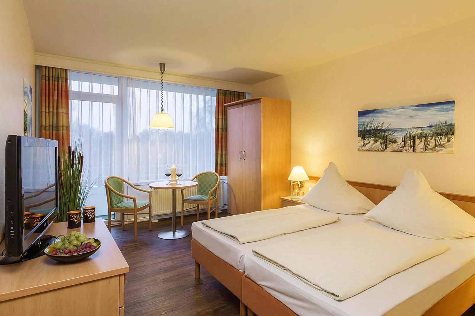 1-Zimmer-Apartment "An der Düne" 25 qm-Slaapkamer