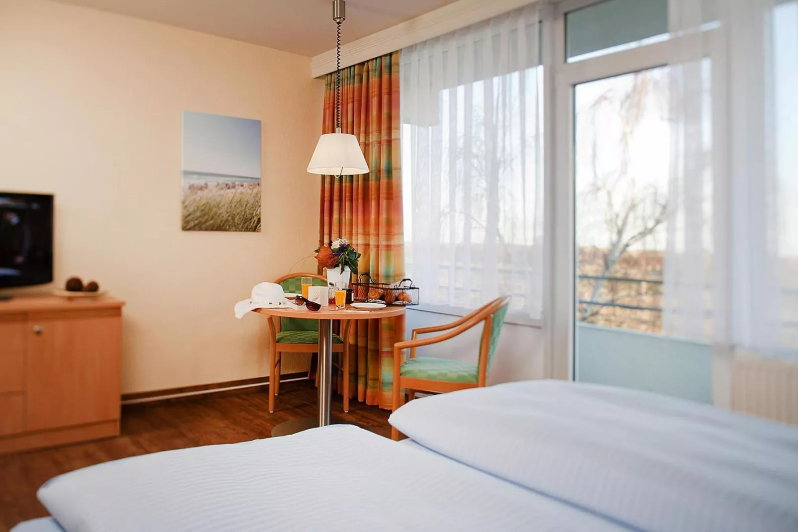 1-Zimmer-Apartment "An der Düne" 25 qm-Slaapkamer