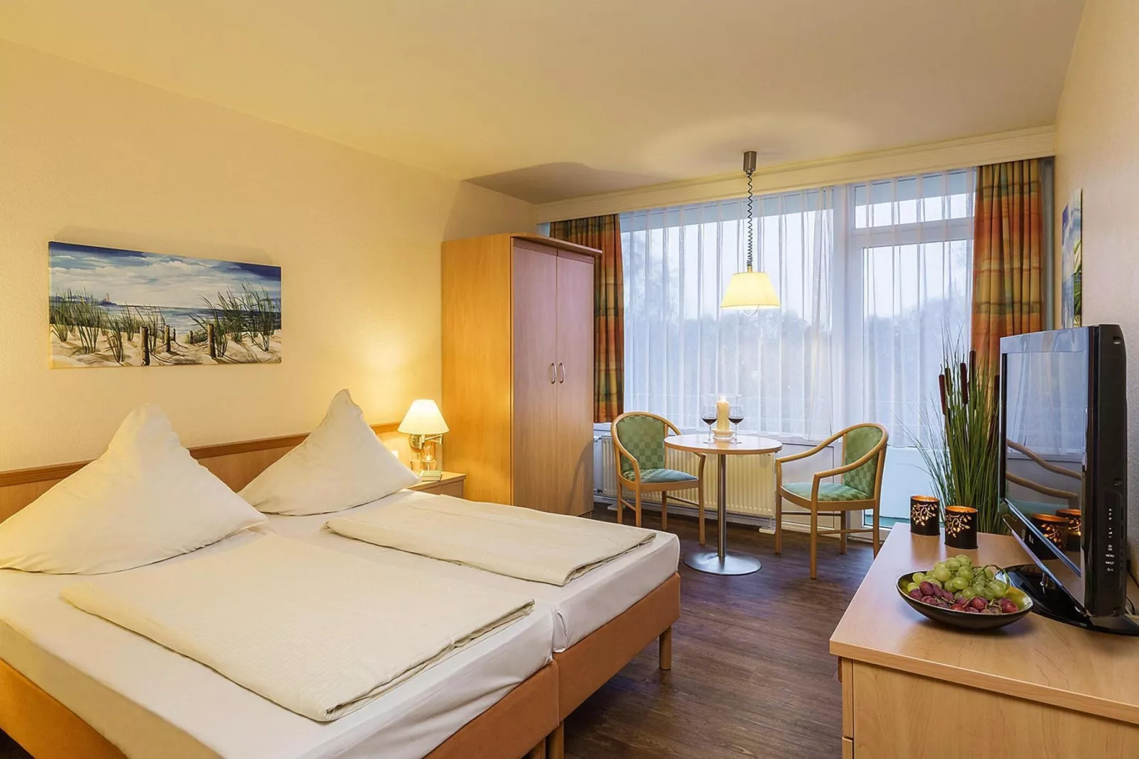 1-Zimmer-Apartment "An der Düne" 25 qm-Slaapkamer