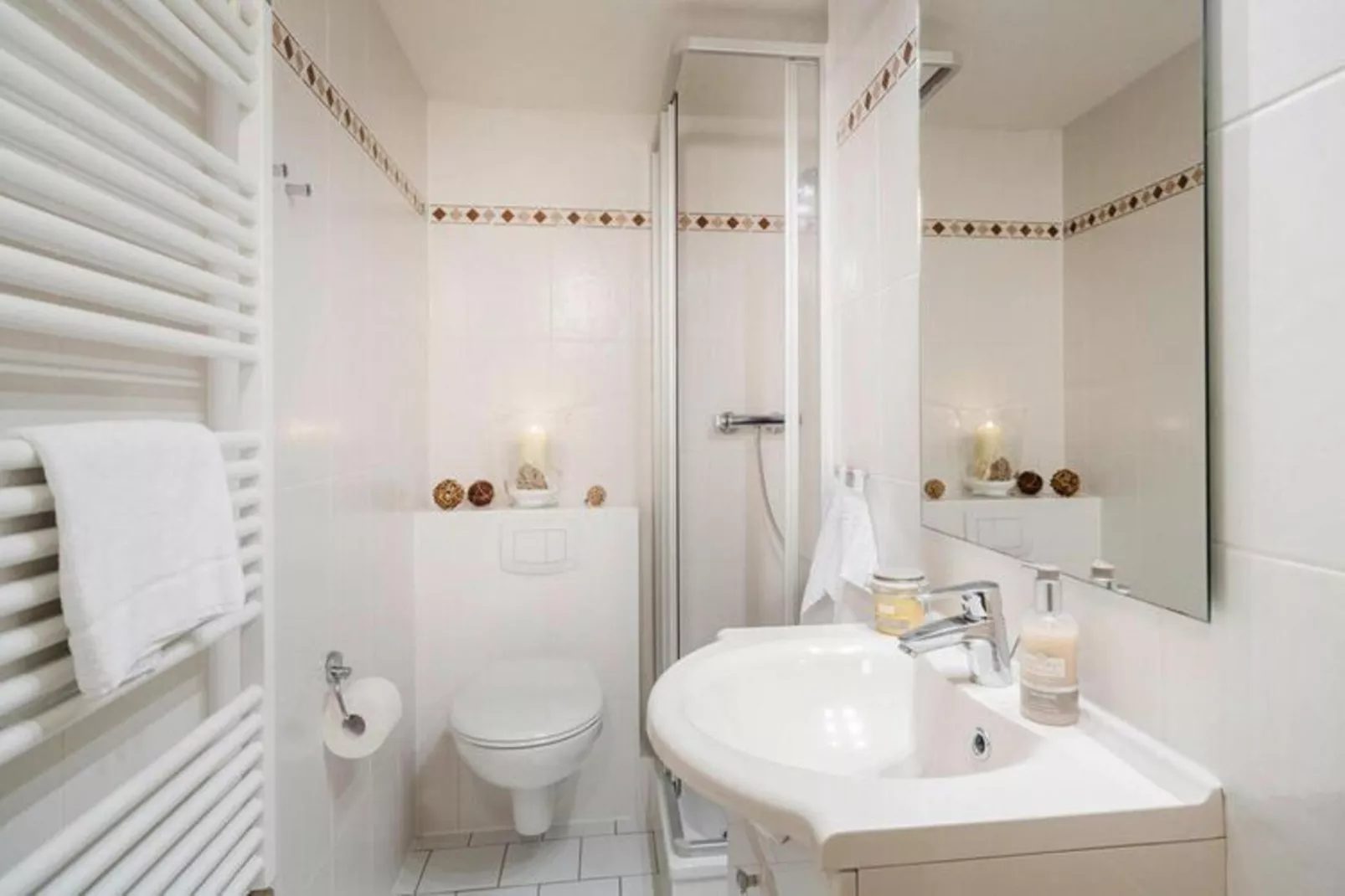 1-Zimmer-Apartment "An der Düne" 25 qm-Badkamer