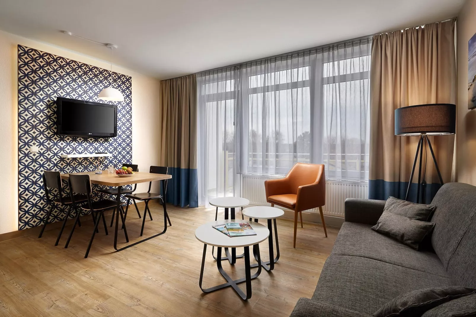 2-Zimmer-Apartment "Luv/Lee - plus"-Woonkamer