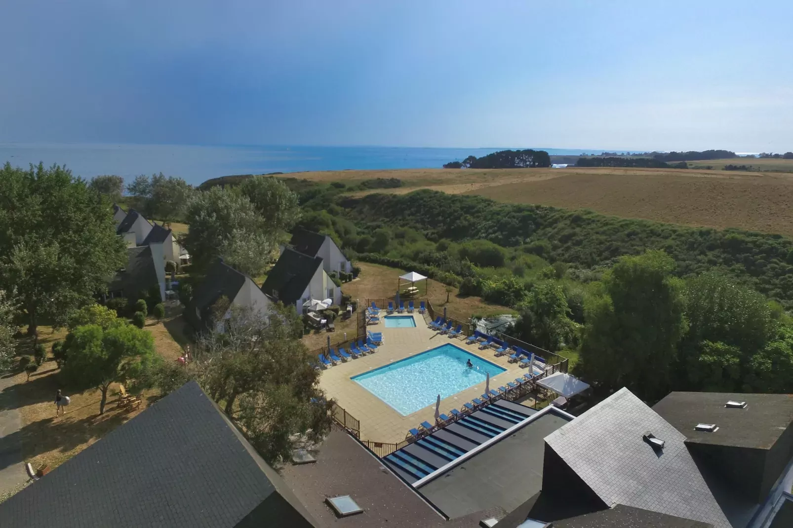 Gîte 3 Pièces 5 Personnes 1 bébé Vue océan depuis la terrasse-Image-tags.