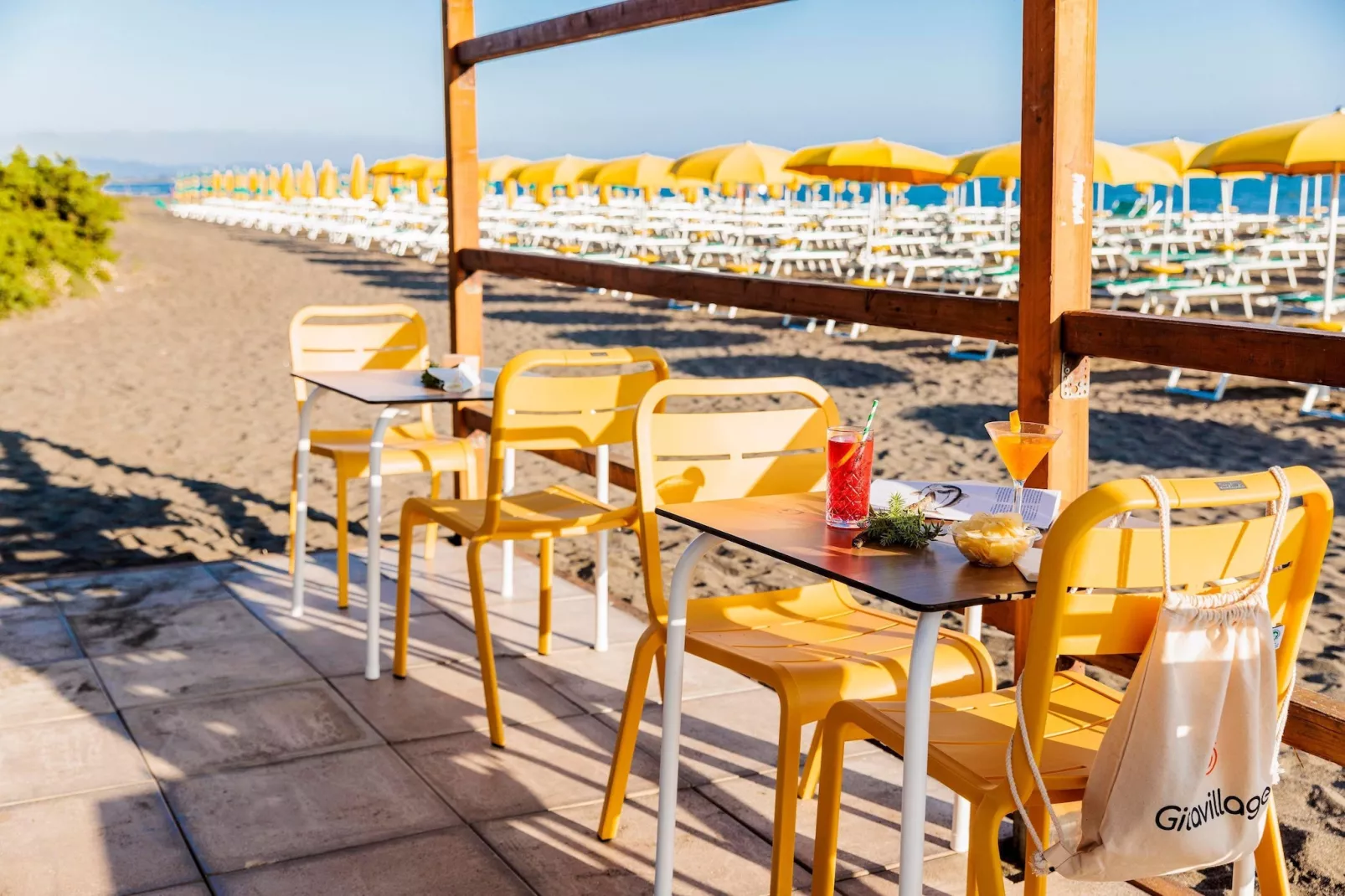 Gitavillage California 4-Zi-Lodge Premium Veranda 32 qm-Gebieden zomer 1km