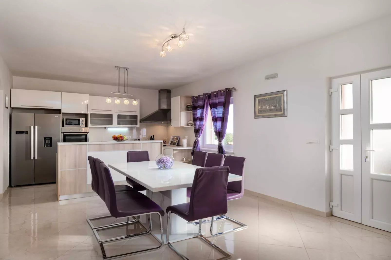 Villa Dragić- Four Bedroom Villa with Swimming Pool, Terrace and Sea View-Keuken