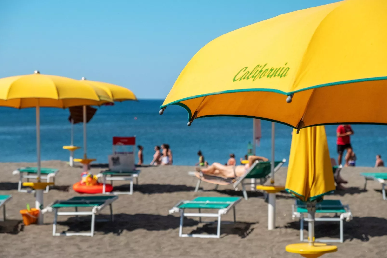 Gitavillage California 4-Zi-Lodge Premium Veranda 32 qm-Gebieden zomer 1km