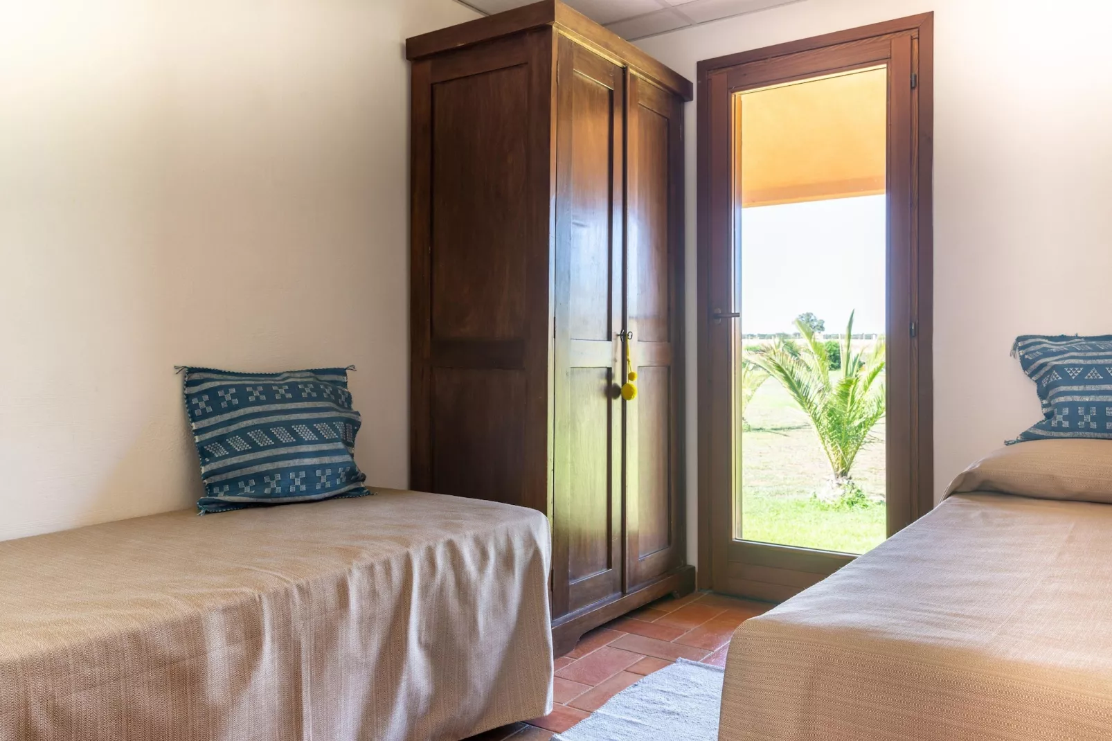 Gitavillage California 4-Zi-Lodge Premium Veranda 32 qm-Slaapkamer