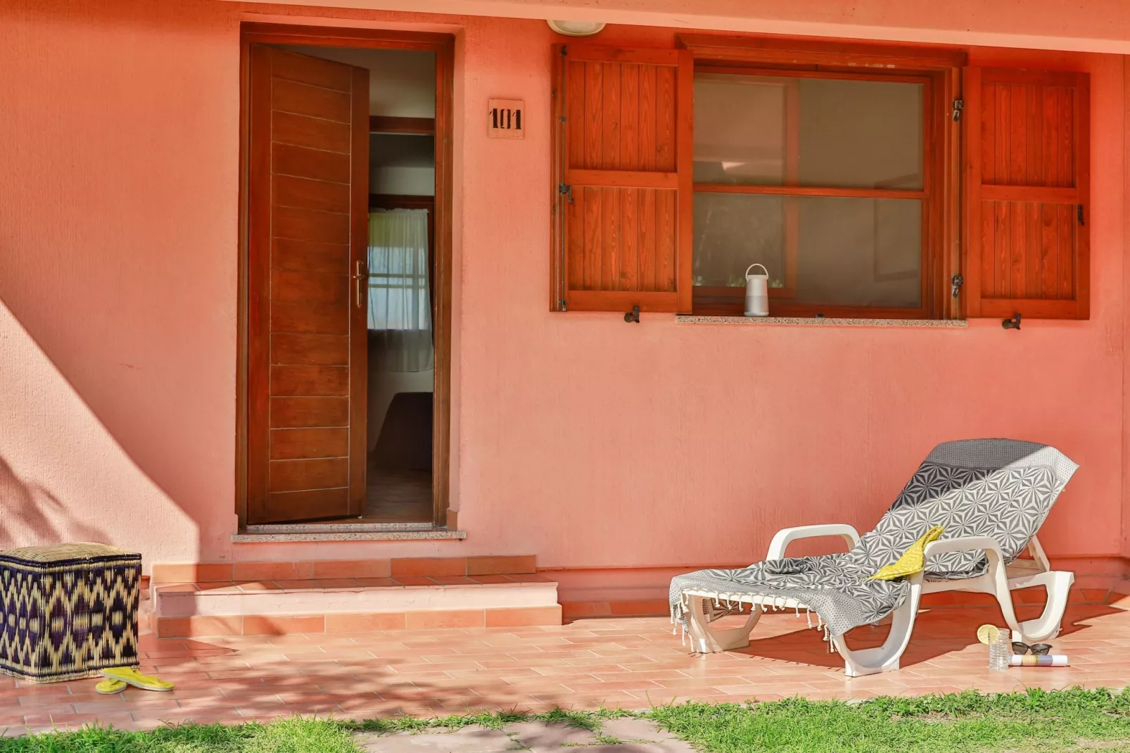 Gitavillage California 4-Zi-Lodge Premium Veranda 32 qm-Terrasbalkon