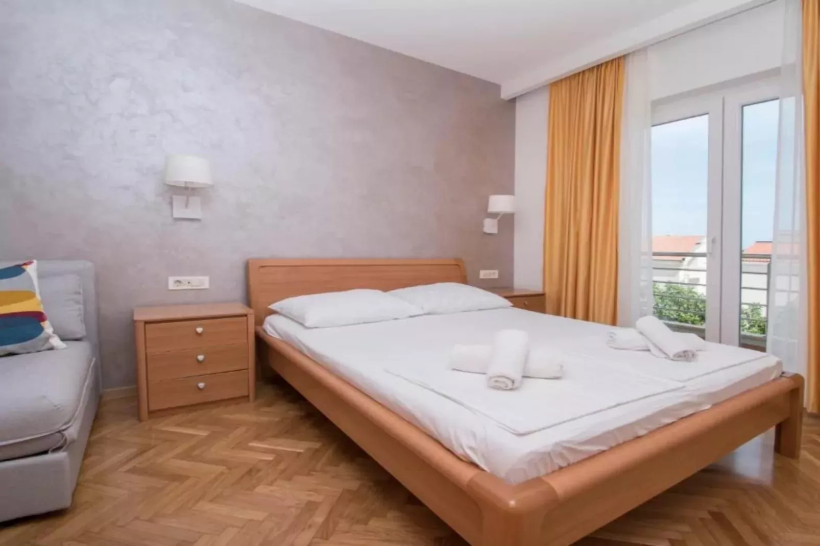 Apartments Antonio - One Bedroom Apartment with Balcony and Sea View - 3-Slaapkamer