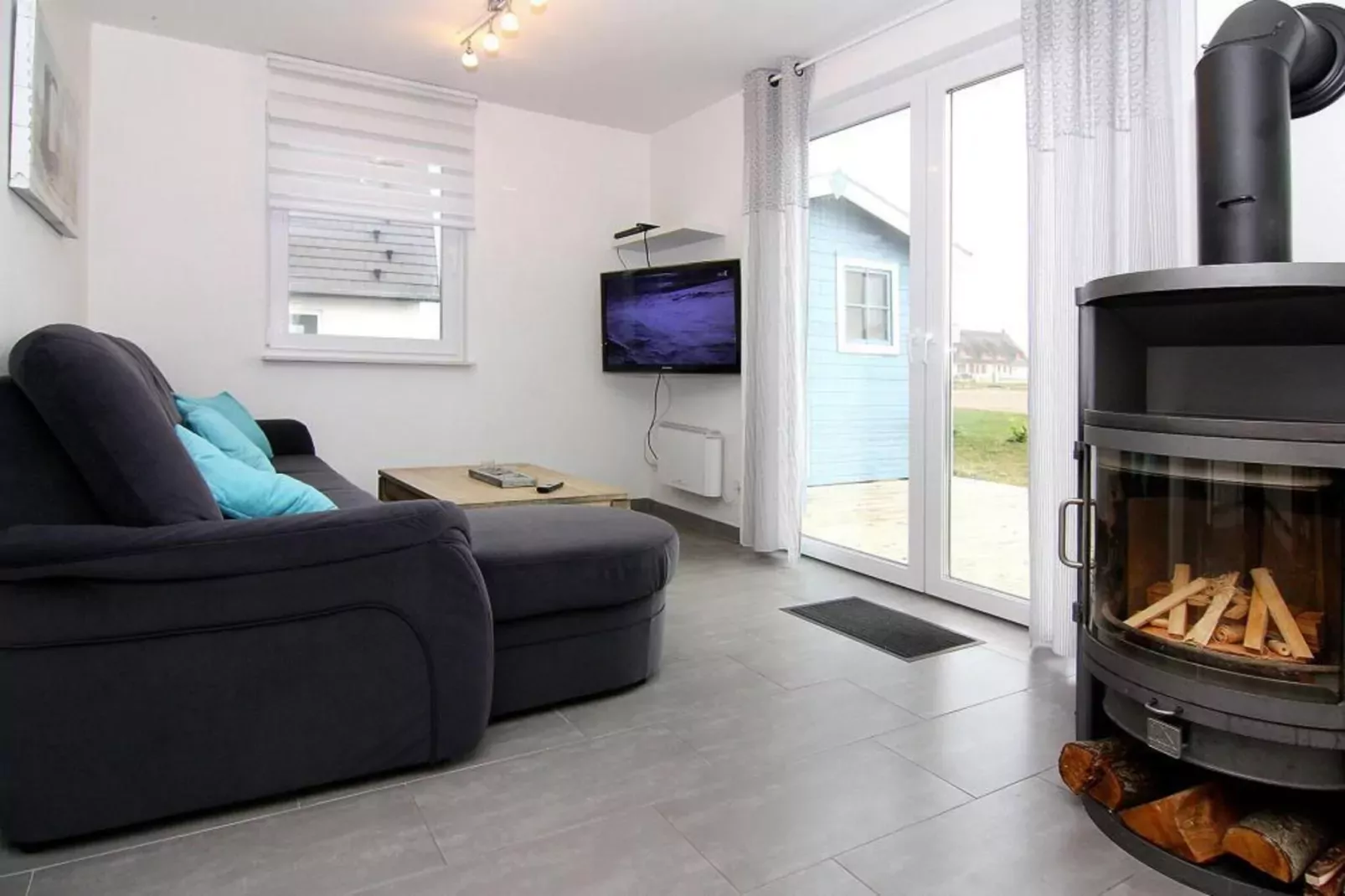 Ferienhaus de Poeler Drift 6 Personen-Woonkamer