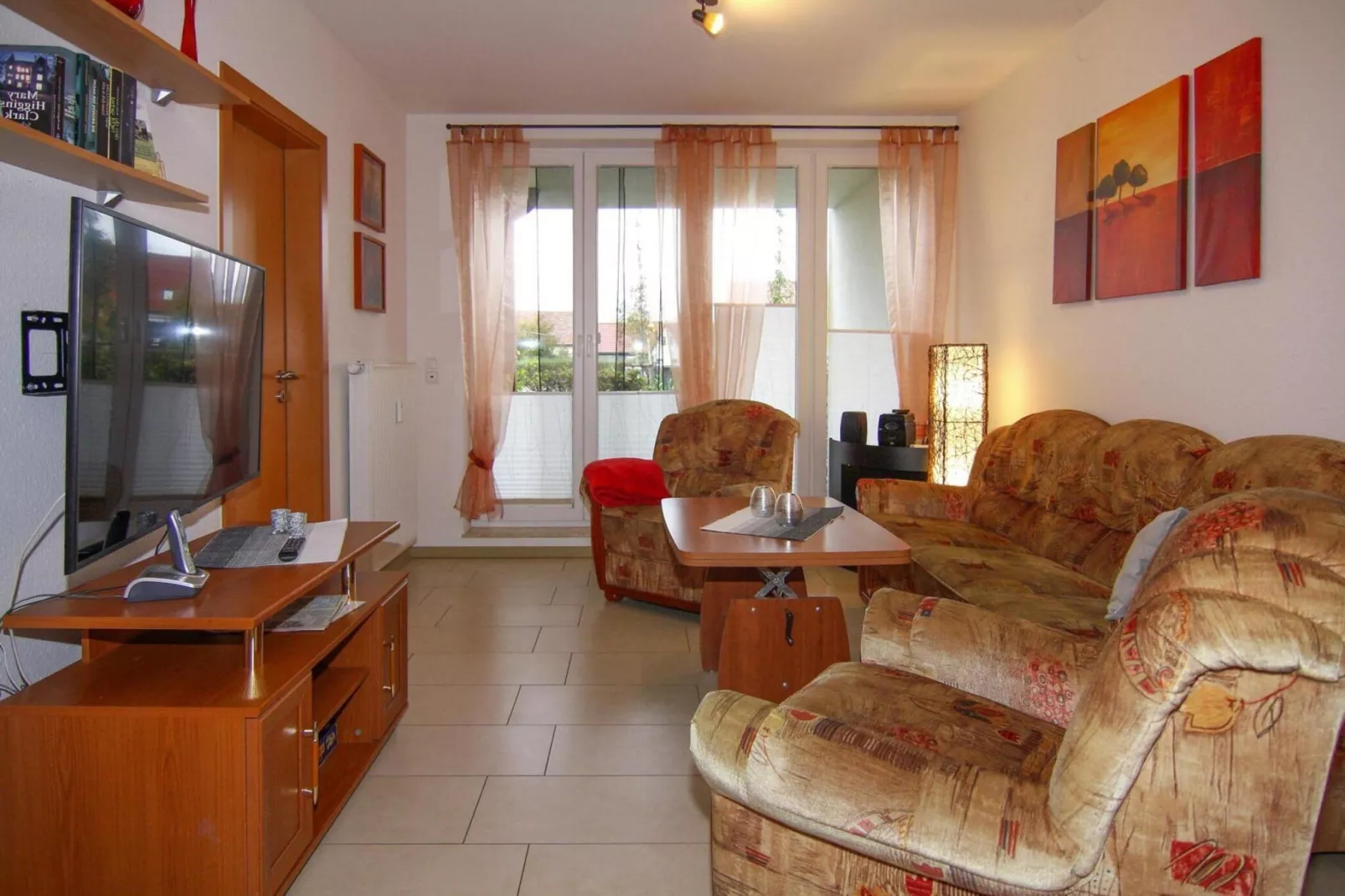 Ferienwohnung Windflücher Nienhagen-Woonkamer